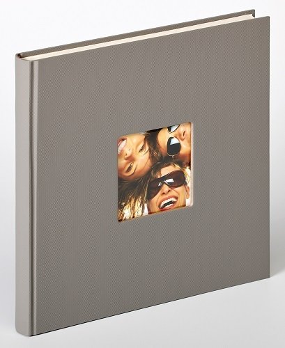 walther, Album na zdjęcia wklejane, Walther Design, 100 stron, białe karty,  szary, 30x30cm Walther Design