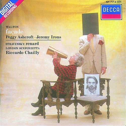 Walton: Façade 1 for Reciter(s) and Chamber Ensemble - A man from a far countree; By the lake; Country Dance Peggy Ashcroft, Jeremy Irons, London Sinfonietta, Riccardo Chailly