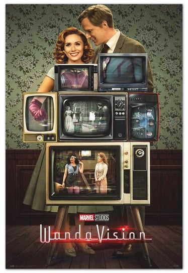 Wandavision Life On TV - plakat Marvel