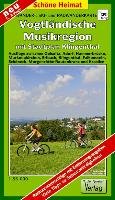 Wander-, Ski- und Radwanderkarte Vogtländische Musikregion mit Stadtplan Klingenthal 1 : 35 000 Barthel, Barthel Andreas Verlag