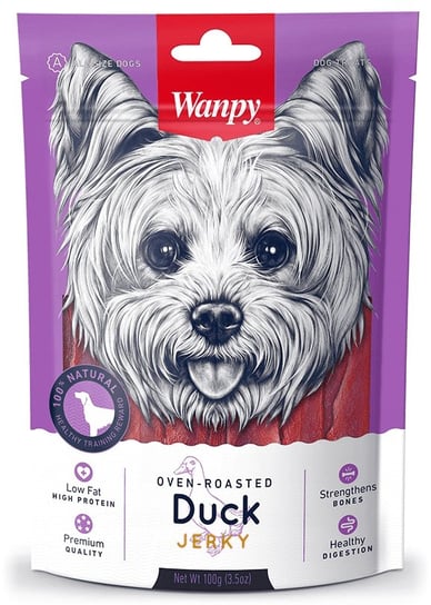 WANPY DUCK JERKY 100g wanpy