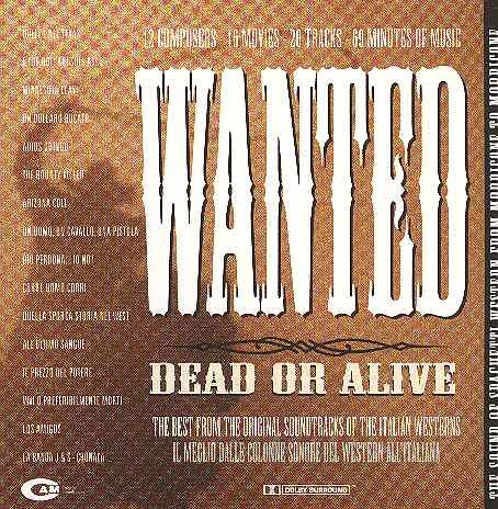 WANTED DEAD OR ALIVE Various Artists