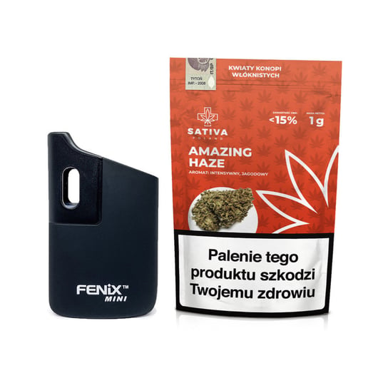 Waporyzator Fenix Mini + susz CBD 1g Sativa-Poland FENIX