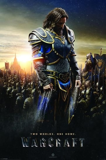 Warcraft (Lothar) - Two Worlds, One Home - plakat 61x91,5 cm Pyramid