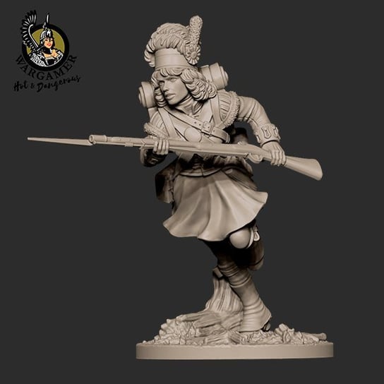 Wargamer, Figurka, Fiona from 42nd Highlanders, 28 mm Wargamer