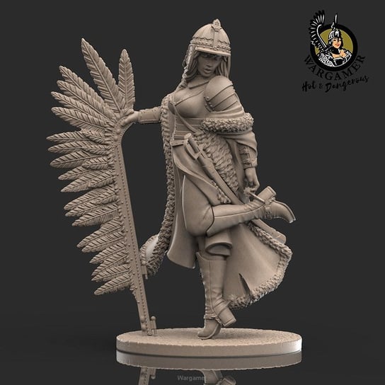 Wargamer, Figurka, Husarz Oleńka - The Winged Hussar Wargamer