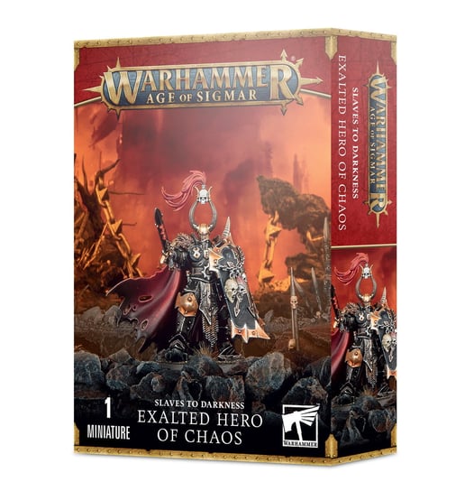 WARHAMMER AOS - SLAVES TO DARKNESS EXALTED HERO OF CHAOS Games Workshop