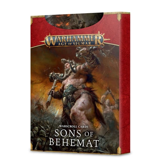 WARHAMMER AOS - WARSCROLL CARDS: SONS OF BEHEMAT (ENGLISH) Games Workshop