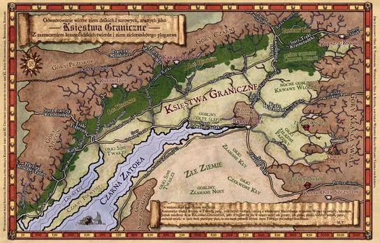 Warhammer FRP - Mapa Księstwa, gra przygodowa, Copernicus Copernicus Corporation