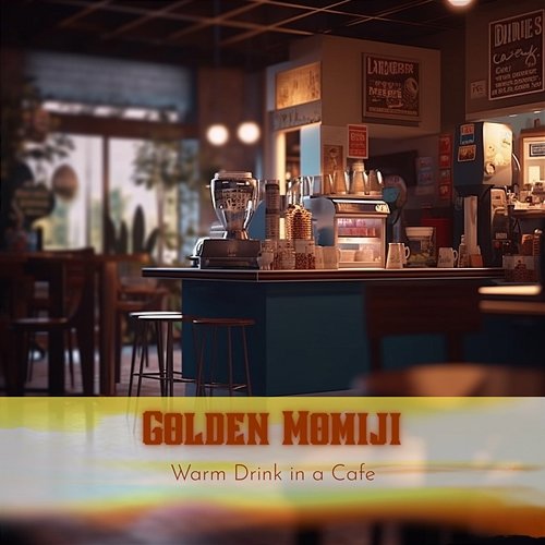 Warm Drink in a Cafe Golden Momiji