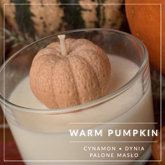 Warm Pumpkin - Naturalna Świeca Sojowa Z Krainy Marzeń