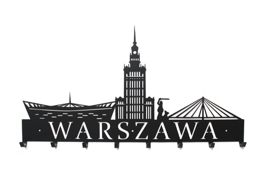 Warszawa 70cm Wieszak ścienny na ubrania Dekoracja Wystrój wnętrz do przedpokoju Art-Steel