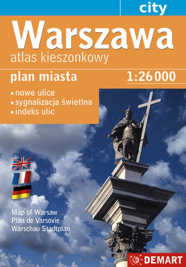 Warszawa. Atlas kieszonkowy 1:26 000 Opracowanie zbiorowe