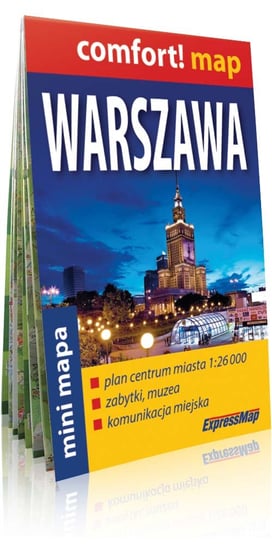Warszawa. Mini plan miasta 1:26 000 Expressmap Polska Sp. z o.o.
