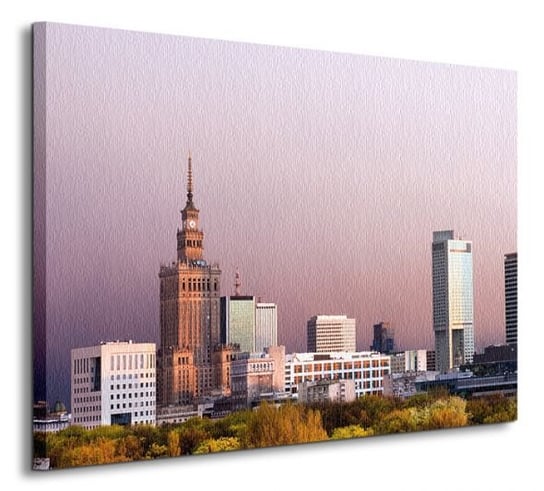 Warszawa, panorama miasta - Obraz na płótnie Nice Wall
