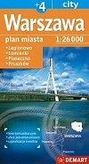 Warszawa. Plan miasta 1:26 000 Wydawnictwo Demart
