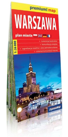 Warszawa. Plan miasta 1:26 000 Expressmap Polska Sp. z o.o.