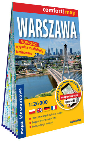 Warszawa. Plan miasta 1:26 000 Opracowanie zbiorowe