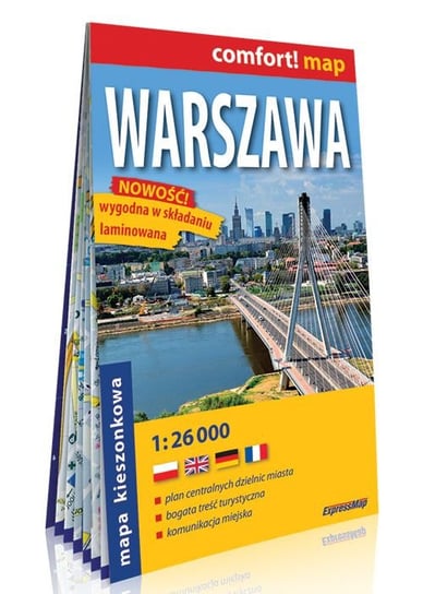 Warszawa. Plan miasta kieszonkowy 1:26 000 Opracowanie zbiorowe