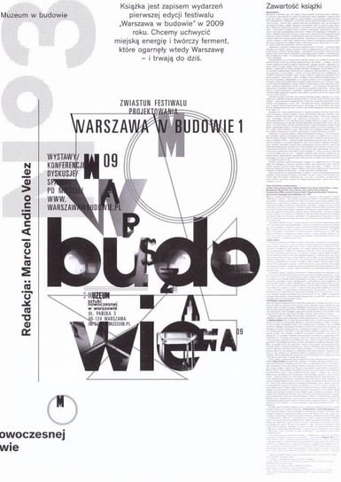 Warszawa w Budowie 1 Opracowanie zbiorowe