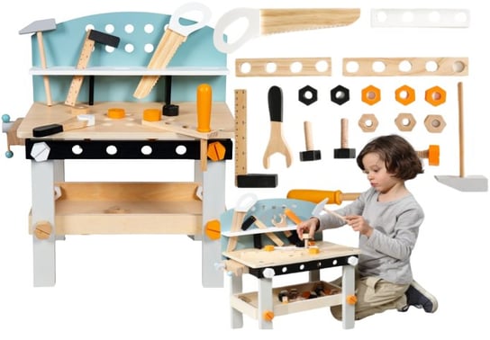 Warsztat Dla Dzieci Drewniane Zabawki Edukacyjne Narzędzia Dziecięce PakaNiemowlaka