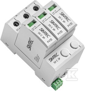 Warystorowy ogranicznik przepięć do instalacji fotowoltaicznych SV C 3P SIMTEC Simet