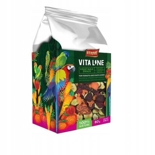 Warzywna Przekąska Dla Ptaków Papugi Vitaline 80G Vitapol