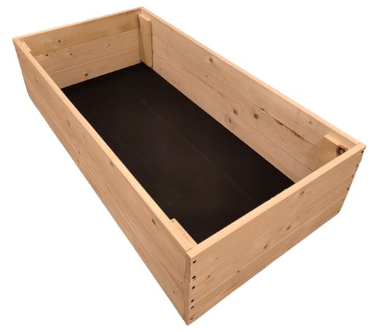 WARZYWNIAK ZIELNIK SKRZYNIA NA WARZYWA INSPEKT 80x120 WYSOKI + AGROWŁÓKNINA GARDEN LIFE