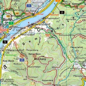 Waschau Krems mapa 1:40 000 Freytag & Berndt Opracowanie zbiorowe