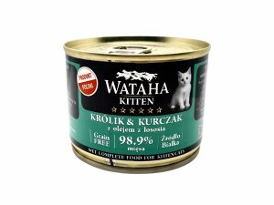 Wataha Hunt Kitten Cat Królik kurczak 200g Inny producent