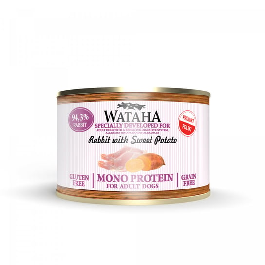 Wataha Mono Protein Adult Dog 94,5% Królik Z Batatami 200G Wataha
