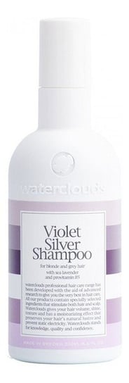Waterclouds Violet Silver Szampon z fioletowym pigmentem neutralizujący żółte refleksy na włosach blond i siwych 1000ml Waterclouds