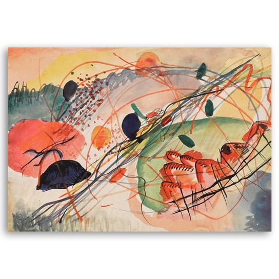 Watercolor 6 - Wassily Kandinsky 50x70 Legendarte
