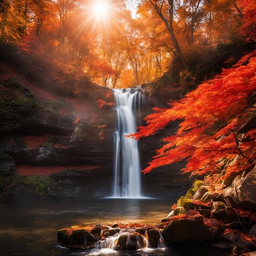 Waterfall Jay Ocean