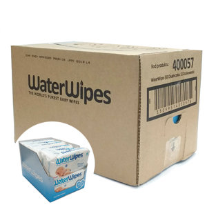 WaterWipes, Chusteczki nasączane czystą wodą, 12x60 szt. WaterWipes