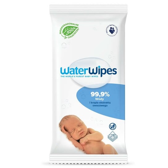 WaterWipes, Chusteczki nawilżane dla dzieci BIO, 28 szt. WaterWipes