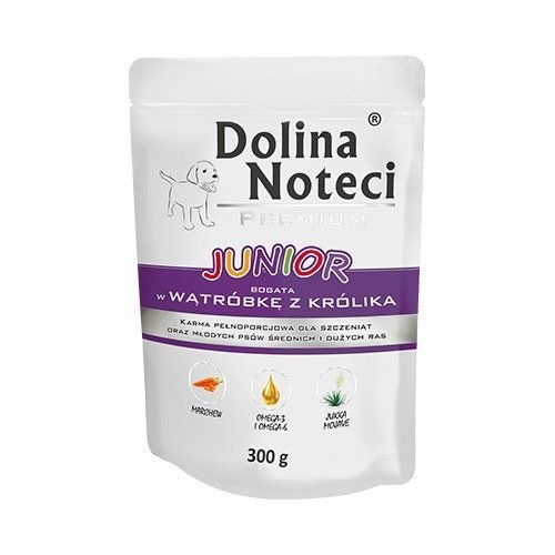 Wątróbka z królika DOLINA NOTECI Premium Junior, 300 g Dolina Noteci