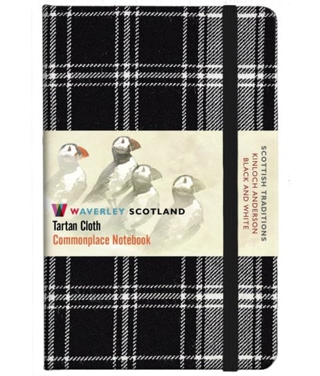 Waverley S.T. (M): Black & White Pocket Genuine Tartan Cloth Commonplace Notebook Opracowanie zbiorowe