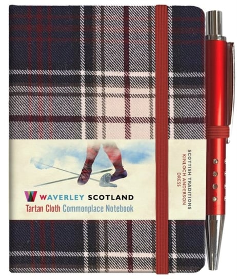 Waverley S.T. (S): Dress Mini with Pen Pocket Genuine Tartan Cloth Commonplace Notebook Opracowanie zbiorowe