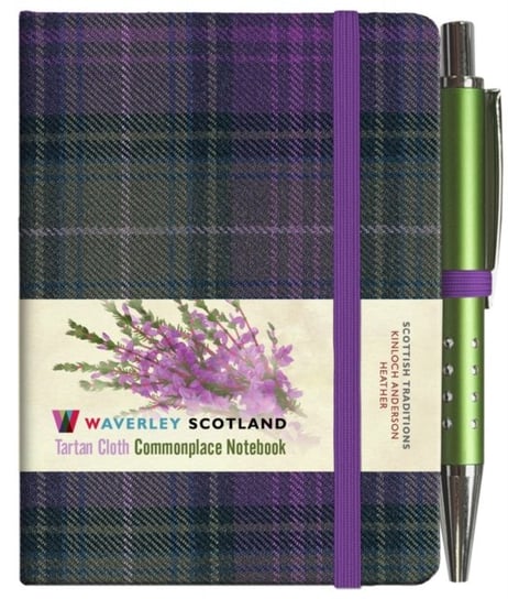 Waverley S.T. (S): Heather Mini with Pen Pocket Genuine Tartan Cloth Commonplace Notebook Opracowanie zbiorowe
