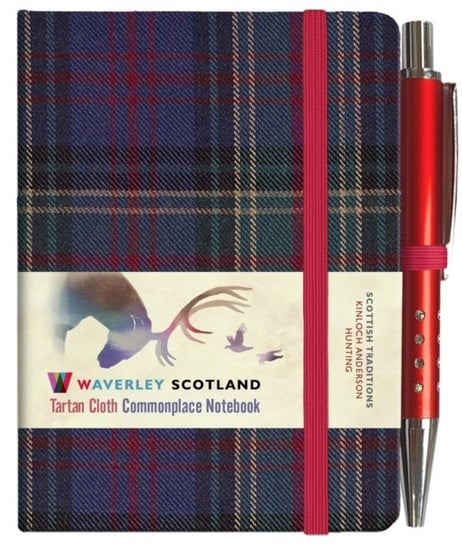 Waverley S.T. (S): Hunting Mini with Pen Pocket Genuine Tartan Cloth Commonplace Notebook Opracowanie zbiorowe