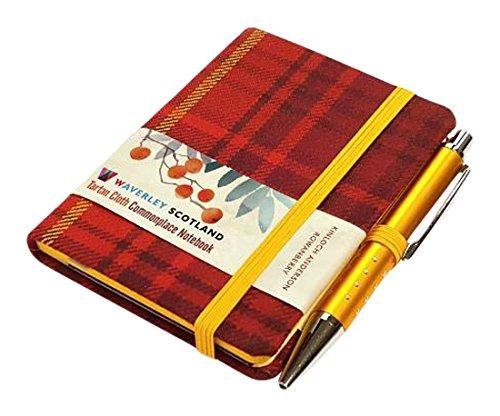 Waverley S.T. (S): Rowanberry Mini with Pen Pocket Genuine Tartan Cloth Commonplace Notebook Opracowanie zbiorowe