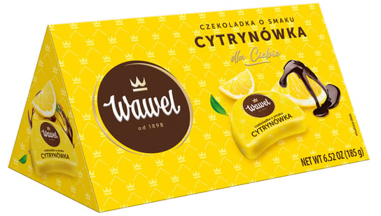 Wawel, bombonierka czekoladki nadziewane cytrynówką, 185 g Wawel