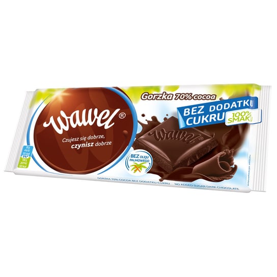 Wawel czekolada gorzka bez dodatku cukru 100g Wawel