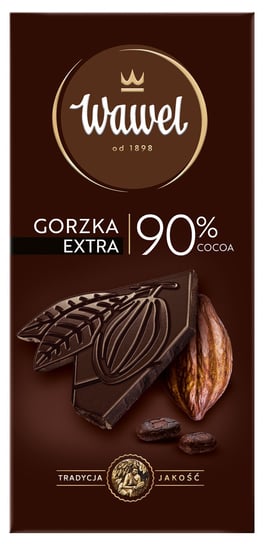 Wawel, czekolada gorzka premium 90% kakao, 100 g Wawel