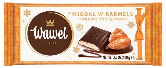 Wawel, Czekolada nadziewana - Migdał w karmelu 100g Wawel