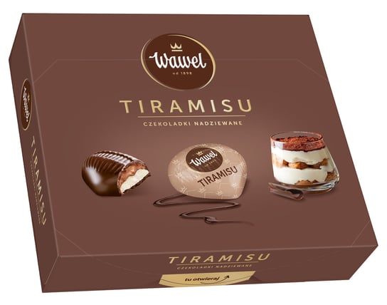 Wawel, czekoladki nadziewane Tiramisu, 330 g Wawel