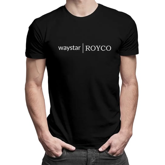 Waystar|ROYCO - męska koszulka z motywem serialu Sukcesja Koszulkowy