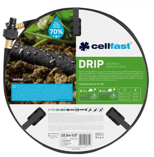 Wąż nawadniający CELLFAST DRIP 1/2" 22,5 m Cellfast