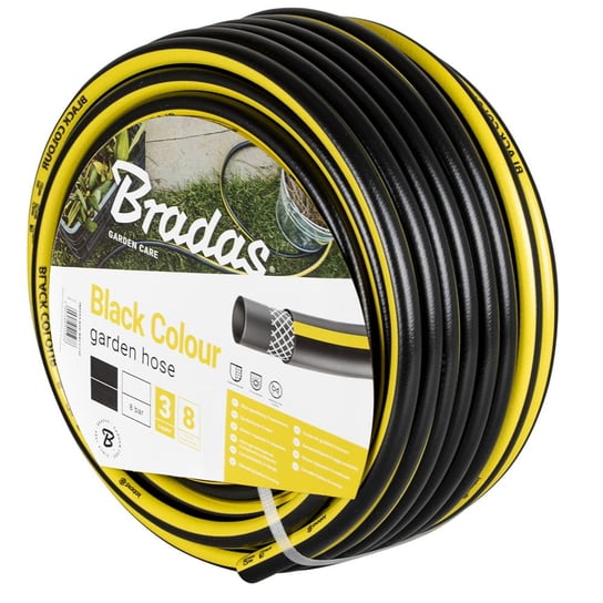 Wąż ogrodowy 1/2 cala 50m black colour WBC1/250 BRADAS BRADAS